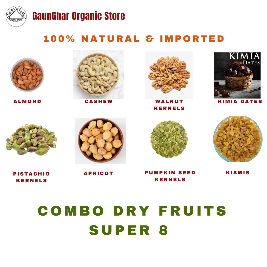 Combo Dry Fruits Super 8 Total 4 Kg